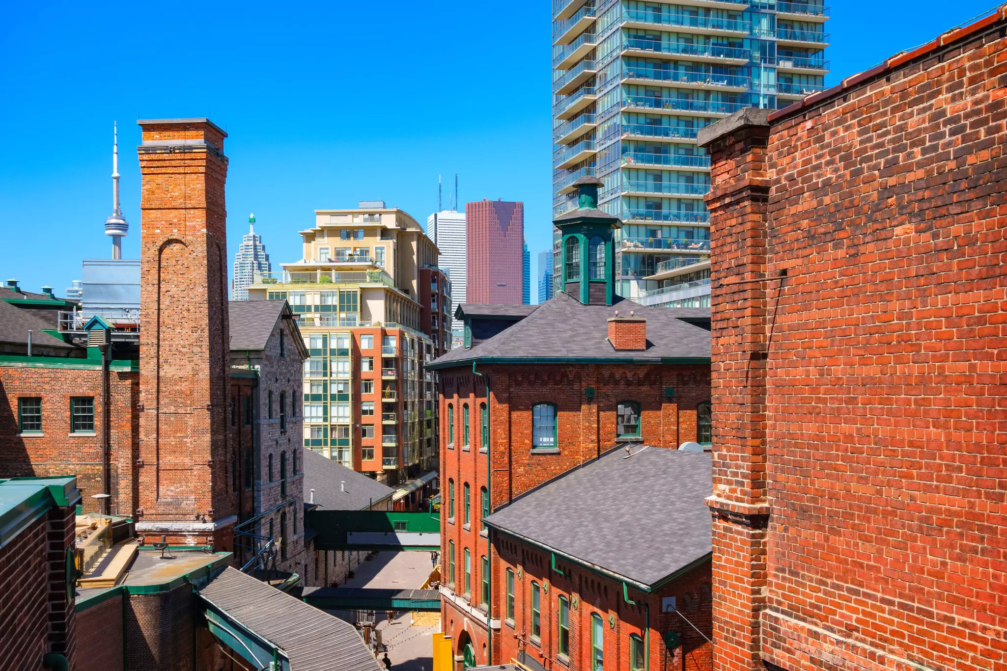 Toronto's Distillery District is packed with craft stores, boutiques and cafes. benedek/Getty Images