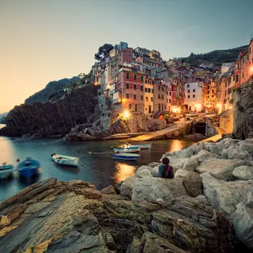 Sunset in Riomaggiore