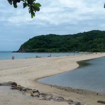 Ko Pha-ngan, Thailand. Haad Yao (Hat Yao) beach. Ko Pha-ngan is an island in the Gulf of Thailand in Surat Thani Province of southern Thailand.