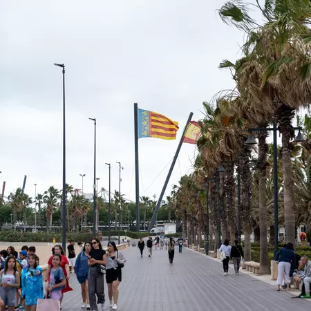 Playa de la Patacona, and the Cabanyal boardwalk on the Playa de las Arenas are perfect places for people-watching.