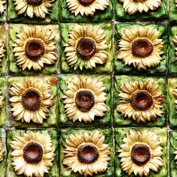 A collage of architectural designs for the museum