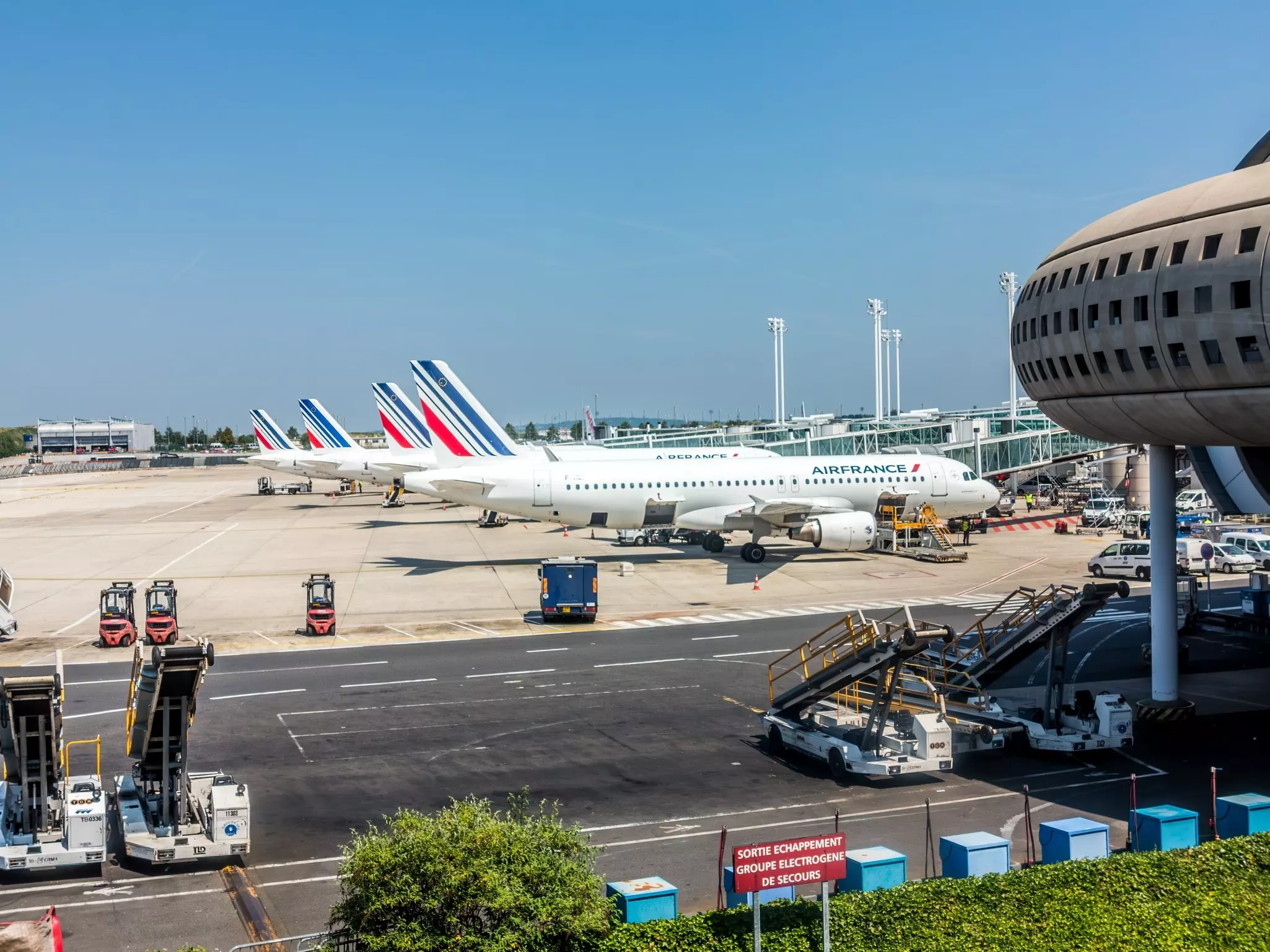 Cars in the airport apron at Vilnius Drive in Movie theatre