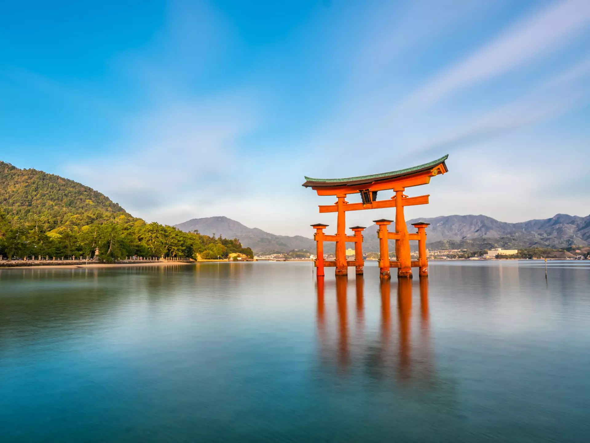 Itsukushima-jinja torii gate of Miyajima Island. f11photo/Shutterstock