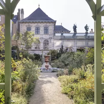 A 16th-century house with well-maintained gardens