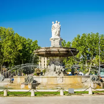Fontaine de la Rotonde on the Cours Mirabeau in the centre of Aix-en-Provence