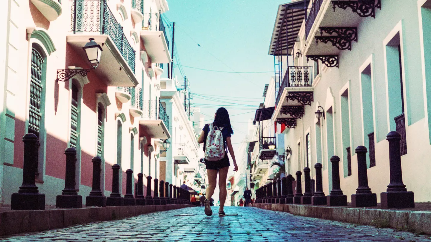 Chic hotels and contemporary galleries nudge up against trendy restaurants and cocktail bars on the cobblestone streets of Old San Juan © Hayden Williams / Stocksy