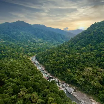 Cangrejal River in Pico Bonito National Park in Honduras