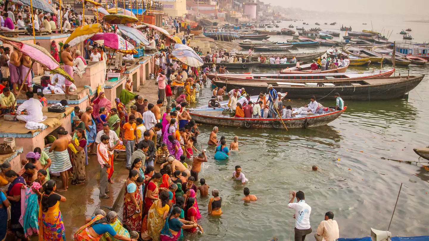 Boating on the River Ganges in Varanasi has a timeless magic. Getty Images