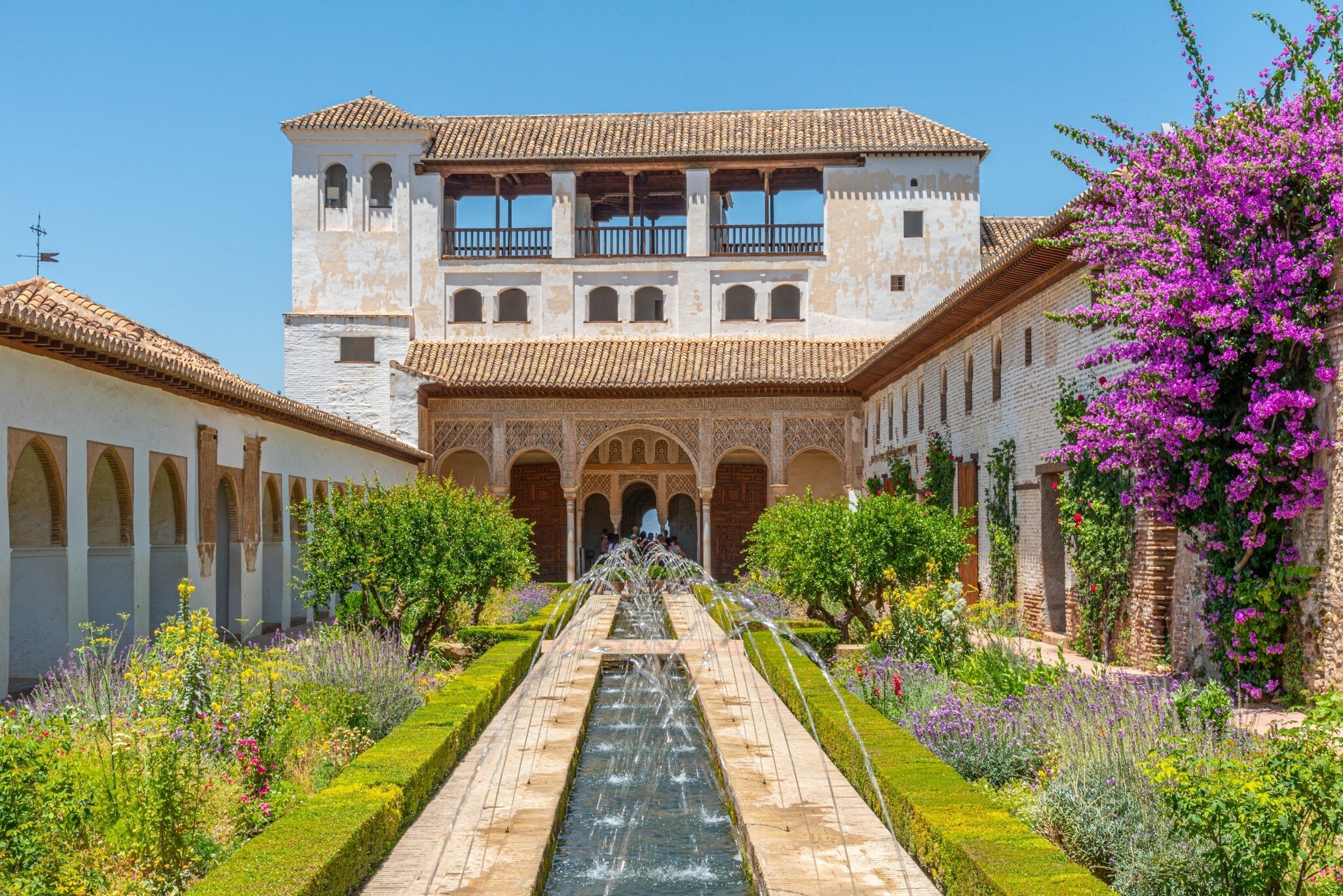 Generalife Palace in Granada, Spain; Shutterstock ID 2047020854;