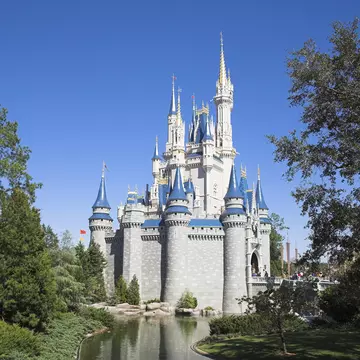 Cinderella Castle, Magic Kingdom, Disney World, Orlando, Florida, USA