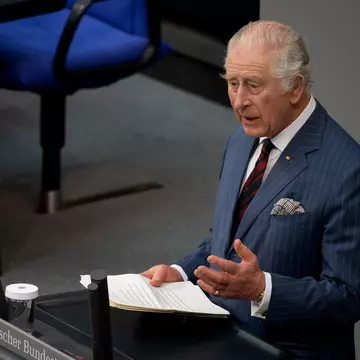 Prince Charles visits the Bangla Sahib Gurdwara Sikh Temple, New Delhi, India