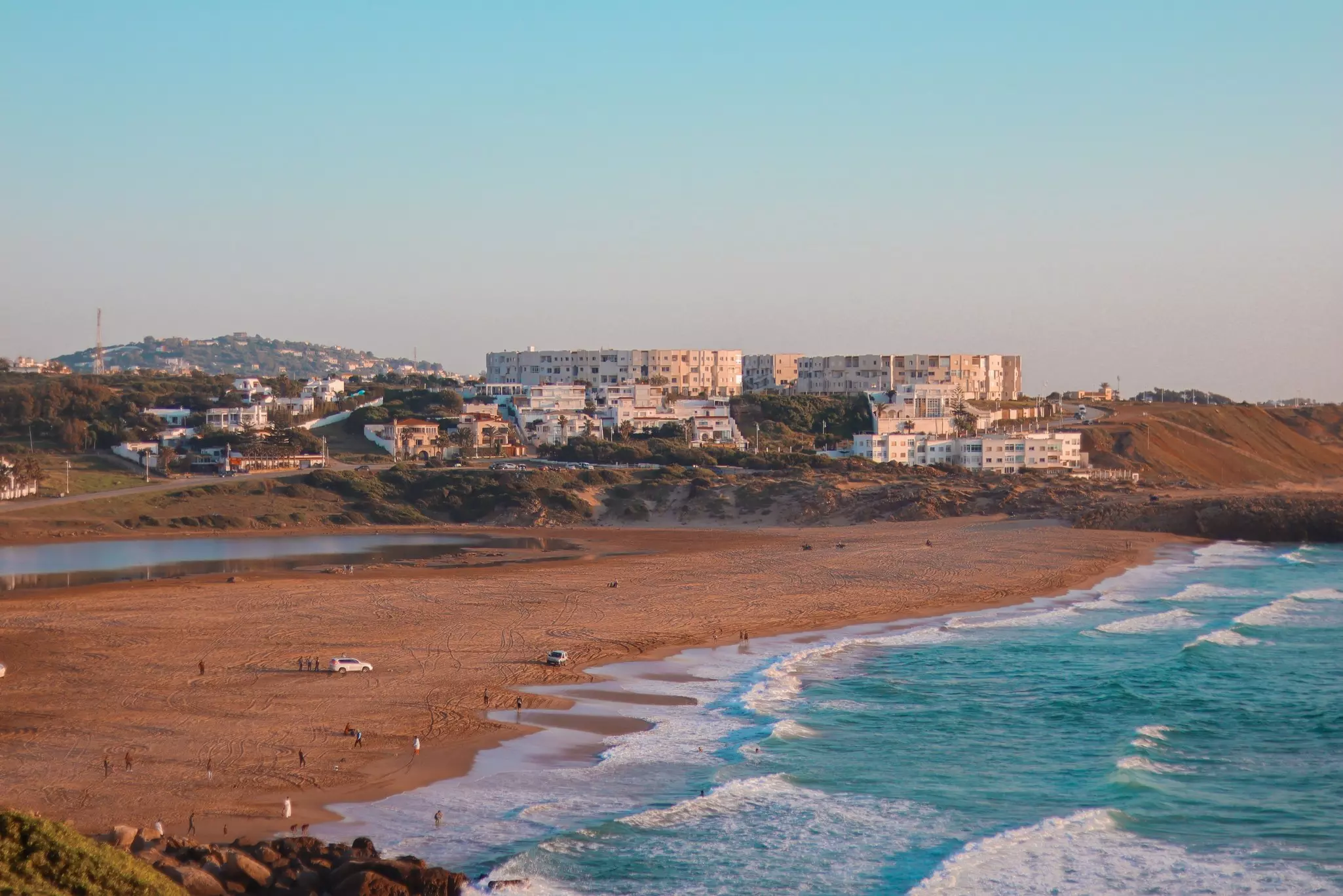 A view of Tangar Achakar plage maroc morocco nature from the headland.
