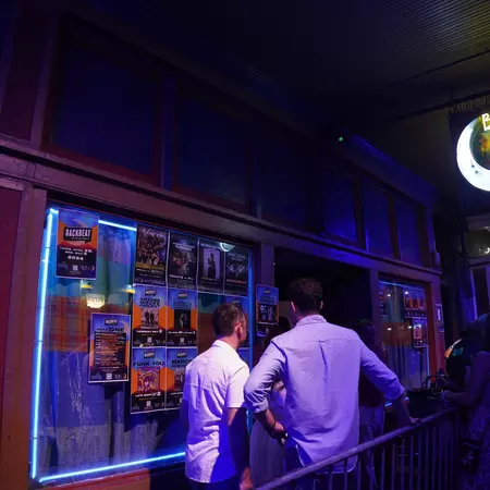 New Orleans, LA - May 1, 2024: Fans wait in line to get into the legendary Blue Nile music club on Frenchmen Street., License Type: media, Download Time: 2025-12-04T19:02:01.000Z, User: bhealy950, Editorial: true, purchase_order: 65050 - Digital Destinations and Articles, job: Lonely Planet Online Editorial, client: Ultimate weekend: New Orleans, other: Brian Healy