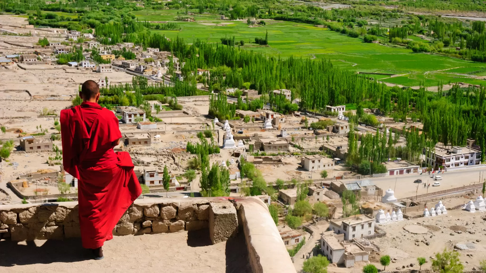 Meditating at a Buddhist monastery in Ladakh is one of India's most uplifting experiences. Amit Basu Photography/Getty Images 