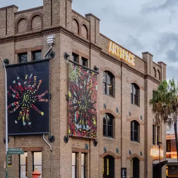 Exterior building of Artspace in Sydney, Australia. 