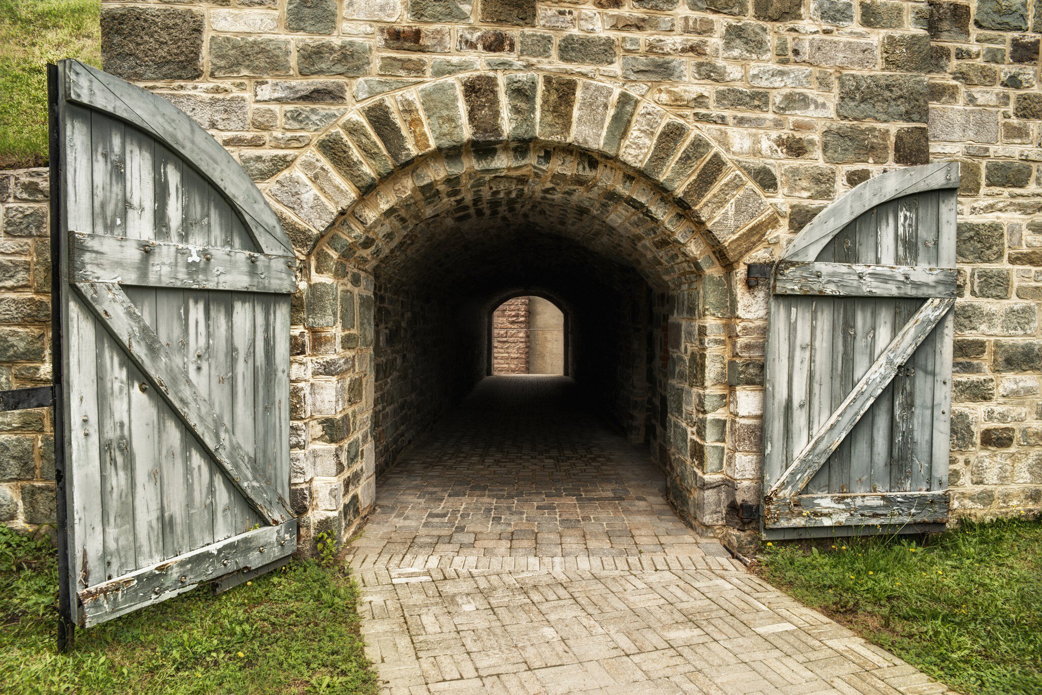Old tunnel of stone