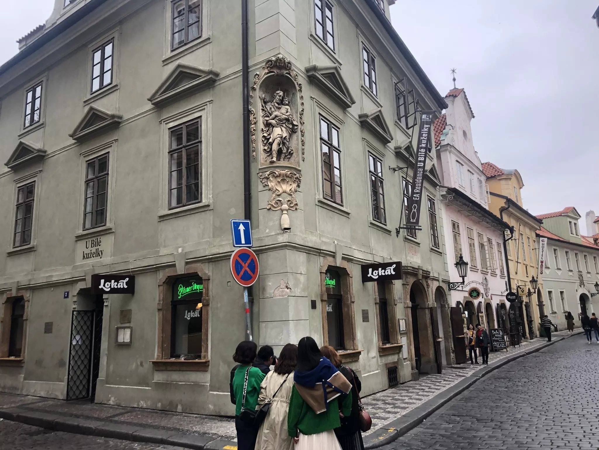 Lokál U Bílé kuželky sells good pilsner and simple meals in an atmospheric cellar © Veronika Primm / Lonely Planet