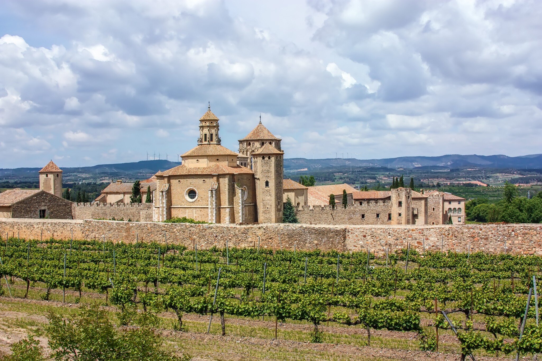 Monastery of Santa Maria de Poblet is a haven of tranquillity and a resting place of kings, Spain