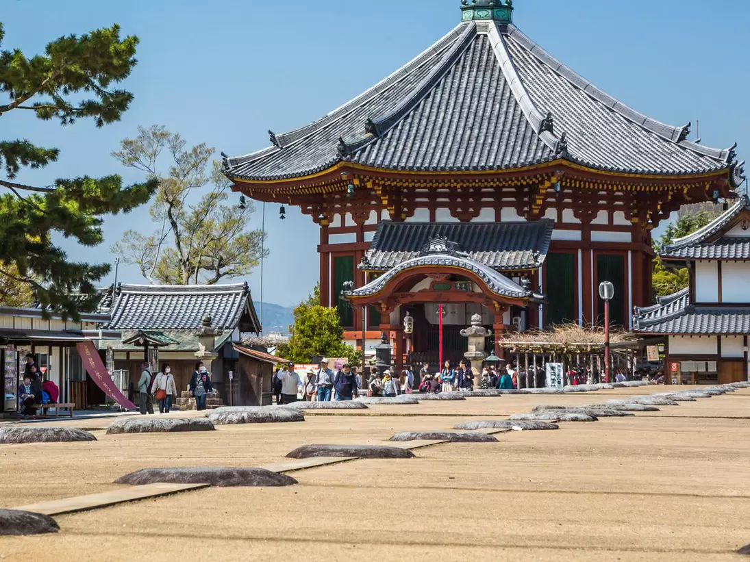 **RIGHTS MANAGED**  The Kōfuku-ji Buddhist temple complex in Nara, Nara Prefecture, Honshu Island, Japan.