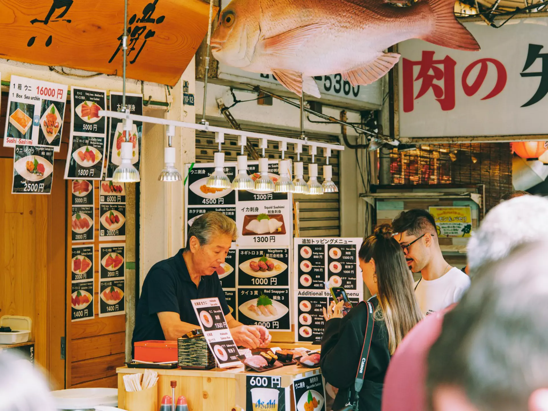Tsukiji Outer Market,
TOKYO, JAPAN. MAY 2025
Tsukiji Market 
Outer Market