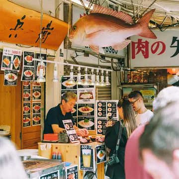Tsukiji Outer Market,
TOKYO, JAPAN. MAY 2025
Tsukiji Market 
Outer Market