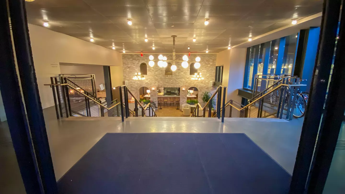 The main entrance to The Hoxton in Williamsburg, NYC