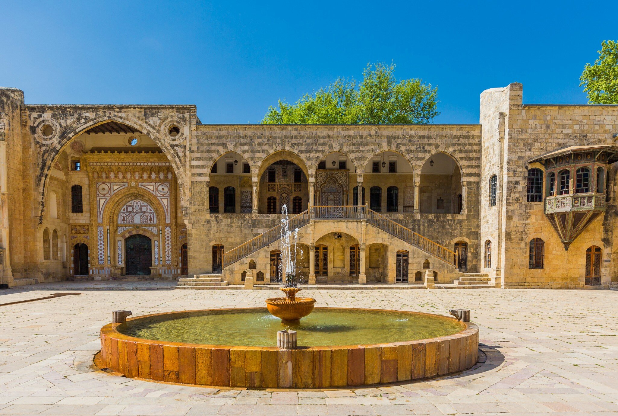 Beiteddine,Lebanon- April 28 : Emir Bachir Chahabi Palace Beit ed-Dine in mount Lebanon Middle east