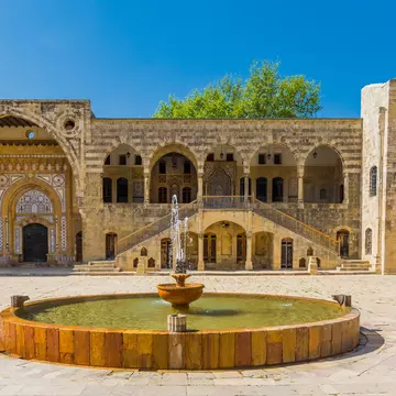 Beiteddine,Lebanon- April 28 : Emir Bachir Chahabi Palace Beit ed-Dine in mount Lebanon Middle east