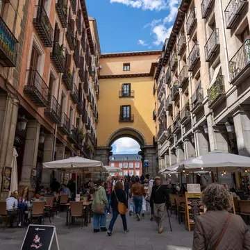 A street off Plaza Mayor in Madrid. Blake Horn for Lonely Planet
