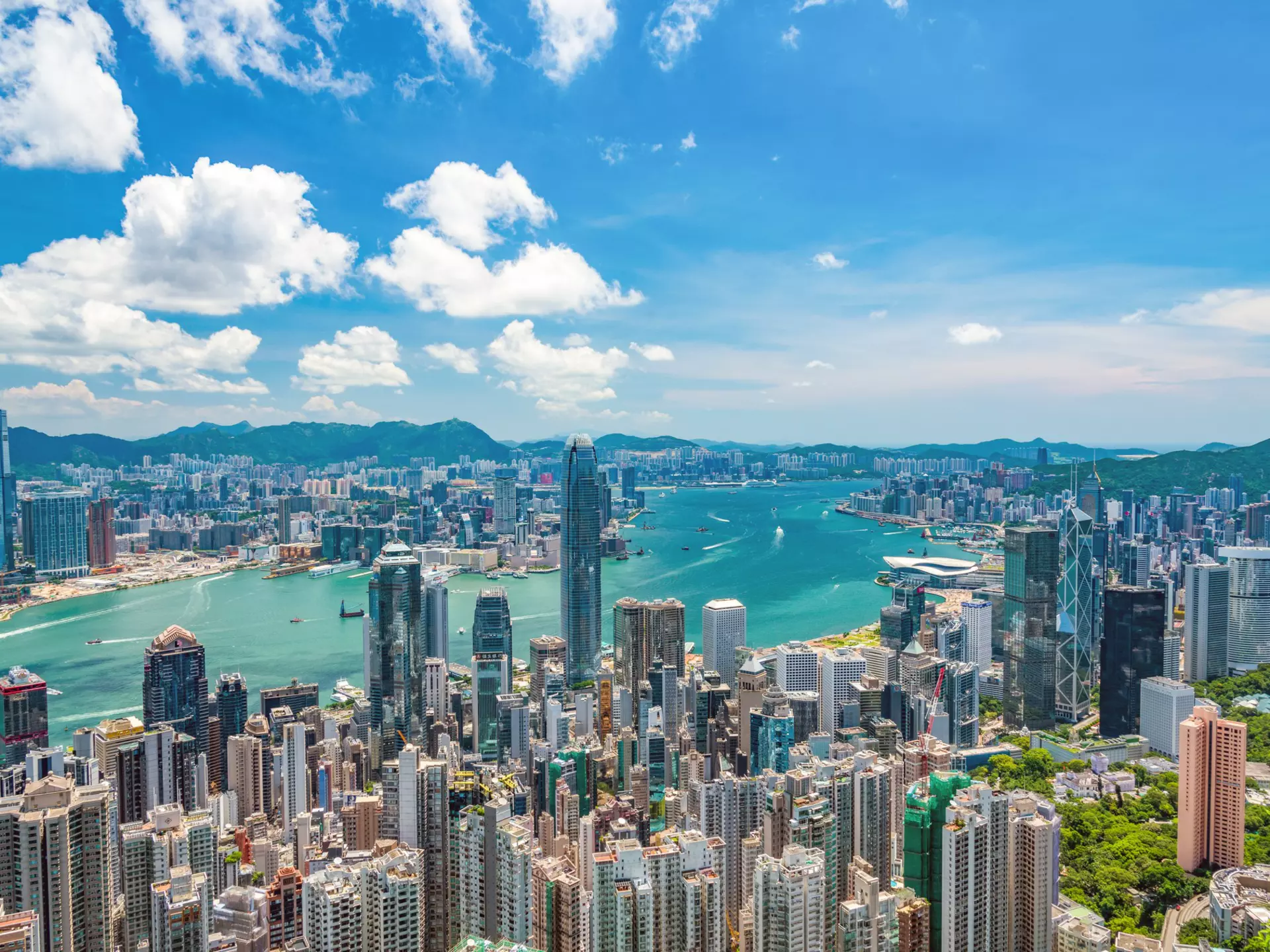 Victoria Peak serves up spectacular views of Hong Kong. Hit1912/Shutterstock