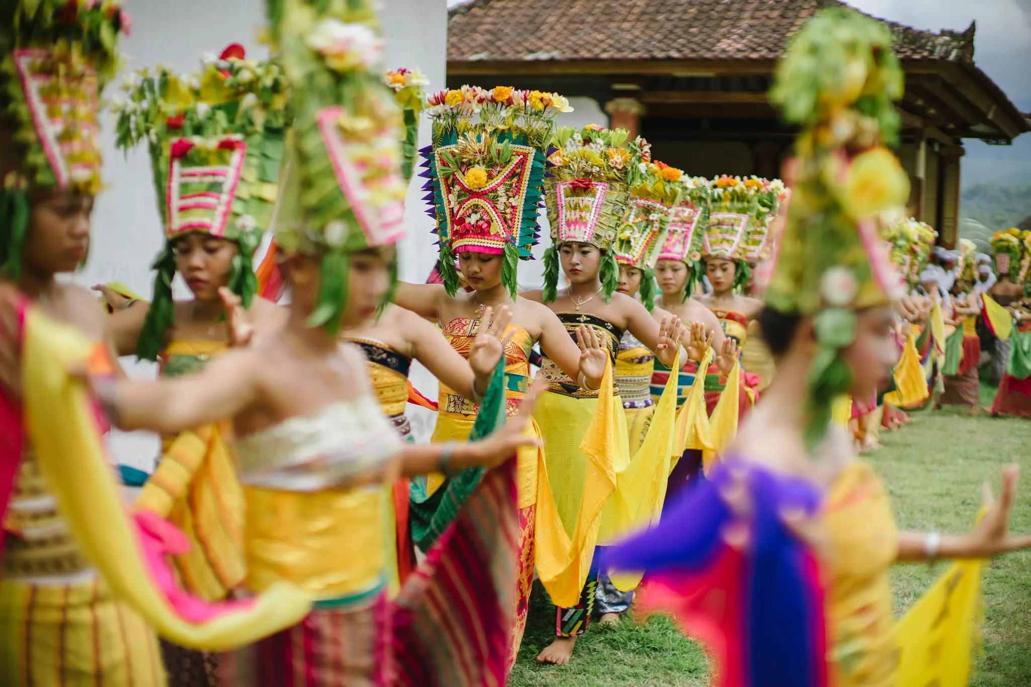 1102734041
asia, asian, bali, beautiful, beauty, celebration, colorful, culture, dance, dancer, dewa, dress, festival, girl, indonesia, karangasem, people, rejang, religion, religious, temple, tradition, traditional, travel, woman
12 November, 2017: Balinese women performing the Rejang Dance during Galungan and Kuningan Day...