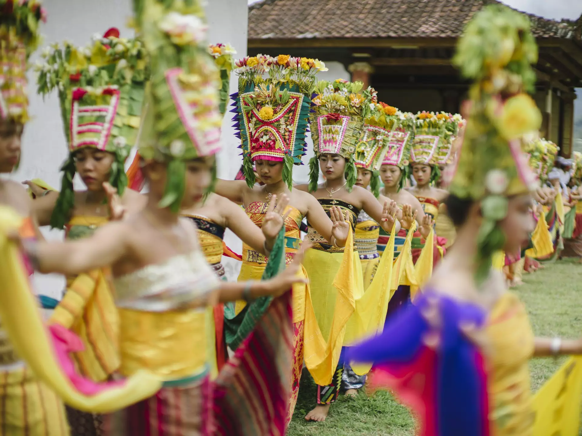1102734041
asia, asian, bali, beautiful, beauty, celebration, colorful, culture, dance, dancer, dewa, dress, festival, girl, indonesia, karangasem, people, rejang, religion, religious, temple, tradition, traditional, travel, woman
12 November, 2017: Balinese women performing the Rejang Dance during Galungan and Kuningan Day...