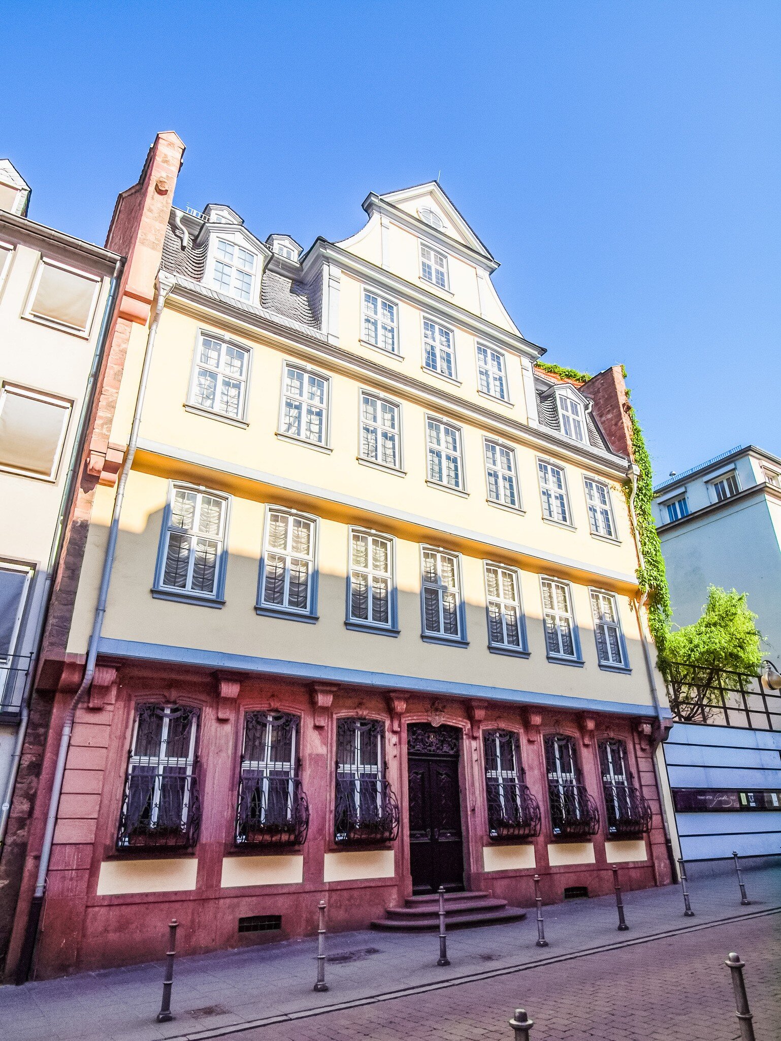 The Goethe house is an architectural landmark in Frankfurt am Main, Germany.