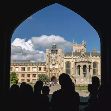 Cambridge, UK - September 23, 2006: Trinity College, constituent college of the University of Cambridge, England, License Type: media, Download Time: 2026-04-24T23:59:35.000Z, User: LP_ZRay, Editorial: true, purchase_order: 65050 - Digital Destinations and Articles, job: Lonely Planet, client: App Content, other: Zayira Ray