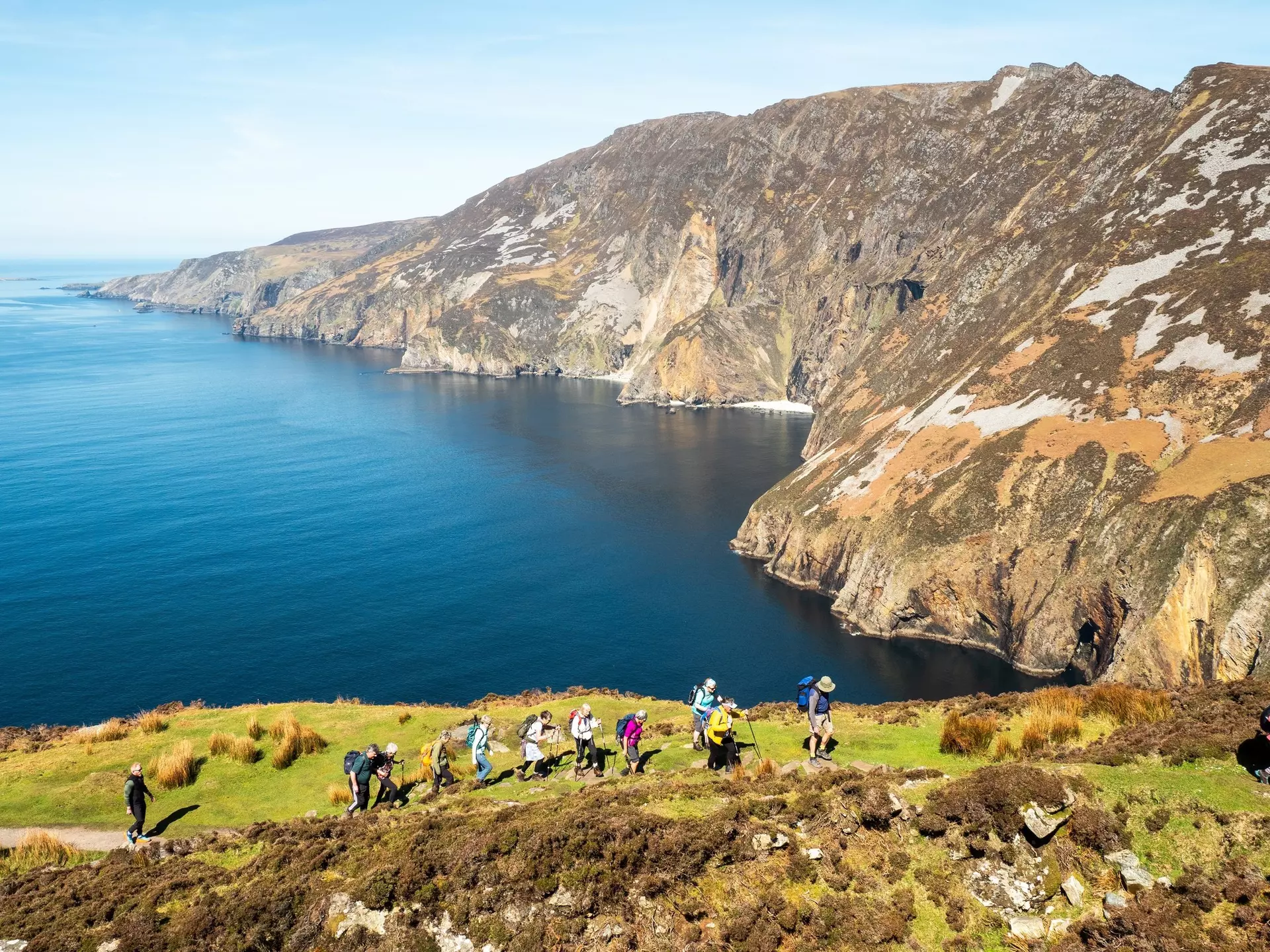 Visit Sliabh Liag, Ireland's highest sea cliffs. mark gusev/Shutterstock