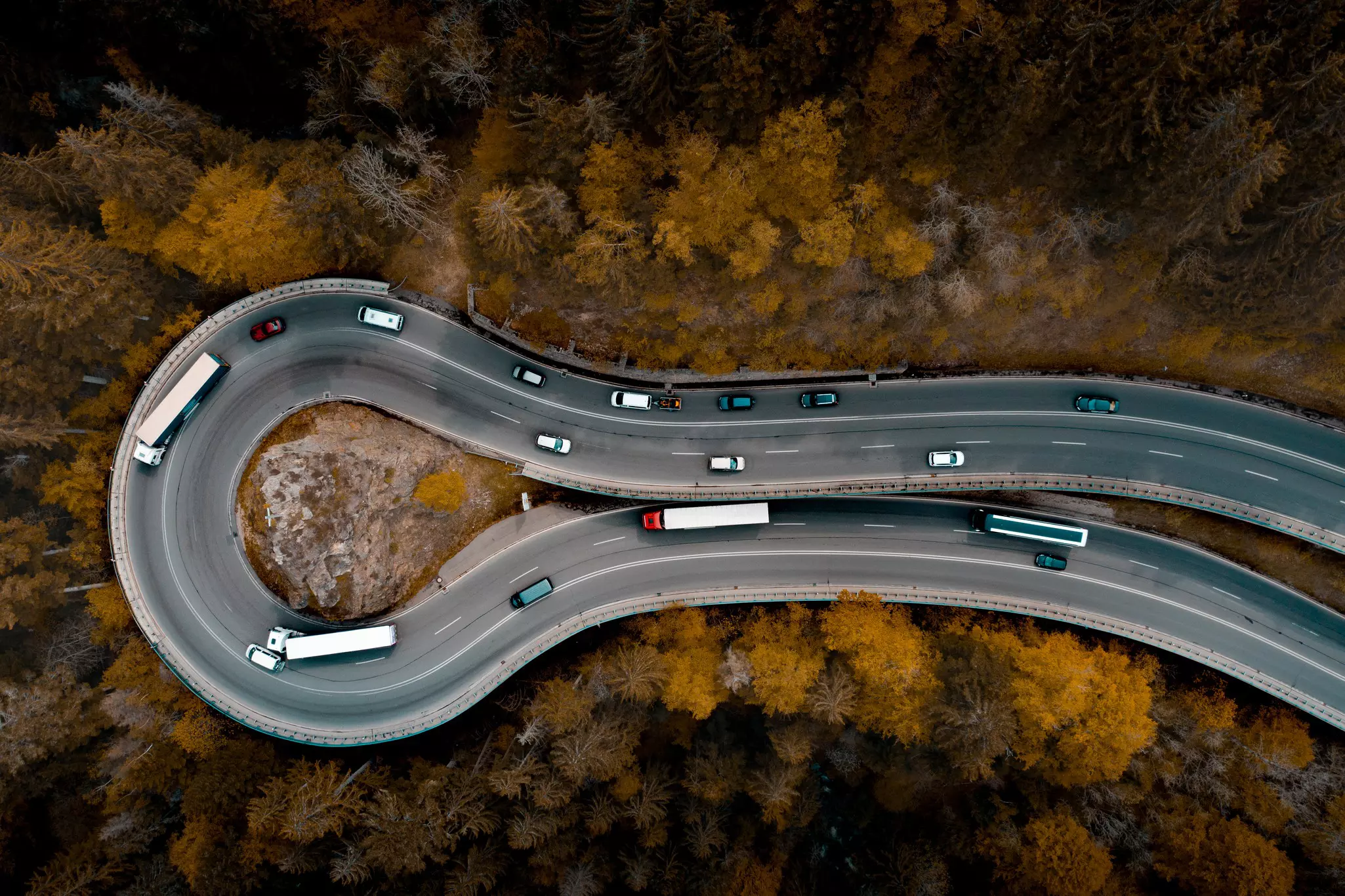 The Schwarzwaldhochstrasse (Black Forest Highway) curves through a scenic region of Germany © Michael Hausmann / iStockphoto / Getty Images