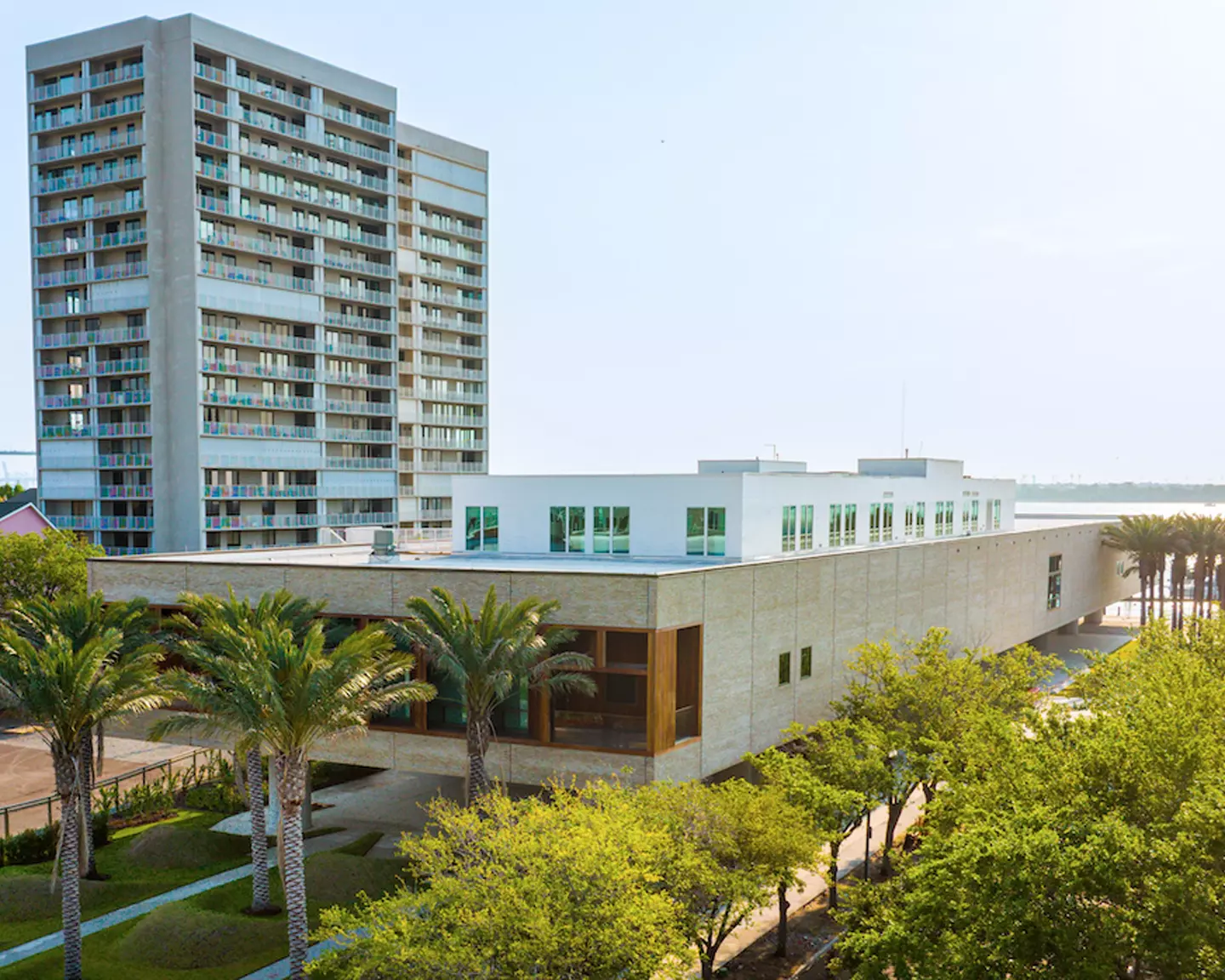 The exterior of the new International African American Museum © Ellis Creek Photography