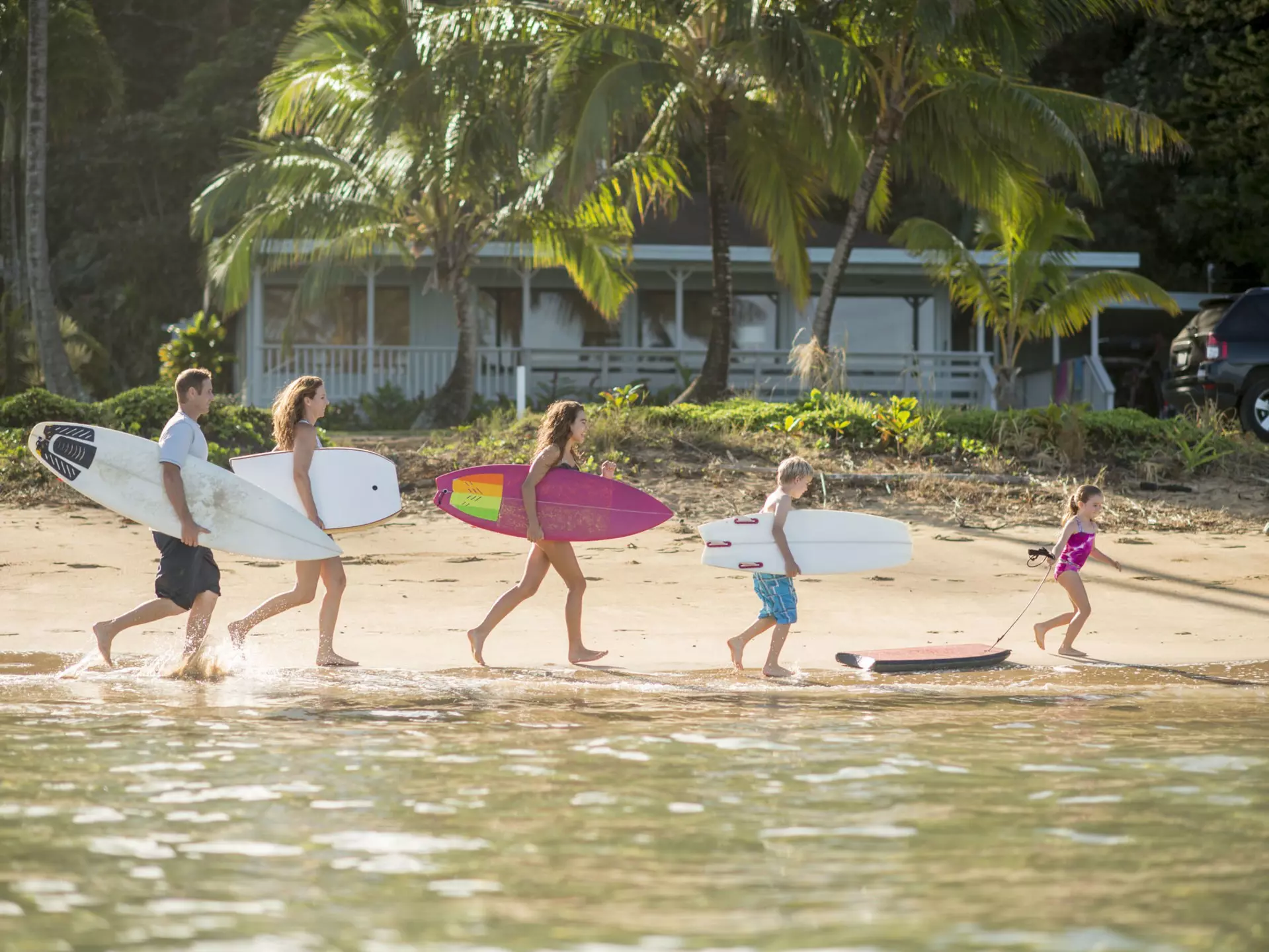 Every one knows Maui has some of the larges breaks in the world, but here are smaller, steadier spots on the island that are fun for everyone. FatCamera / Getty Images