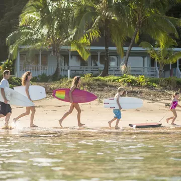 Every one knows Maui has some of the larges breaks in the world, but here are smaller, steadier spots on the island that are fun for everyone. FatCamera / Getty Images