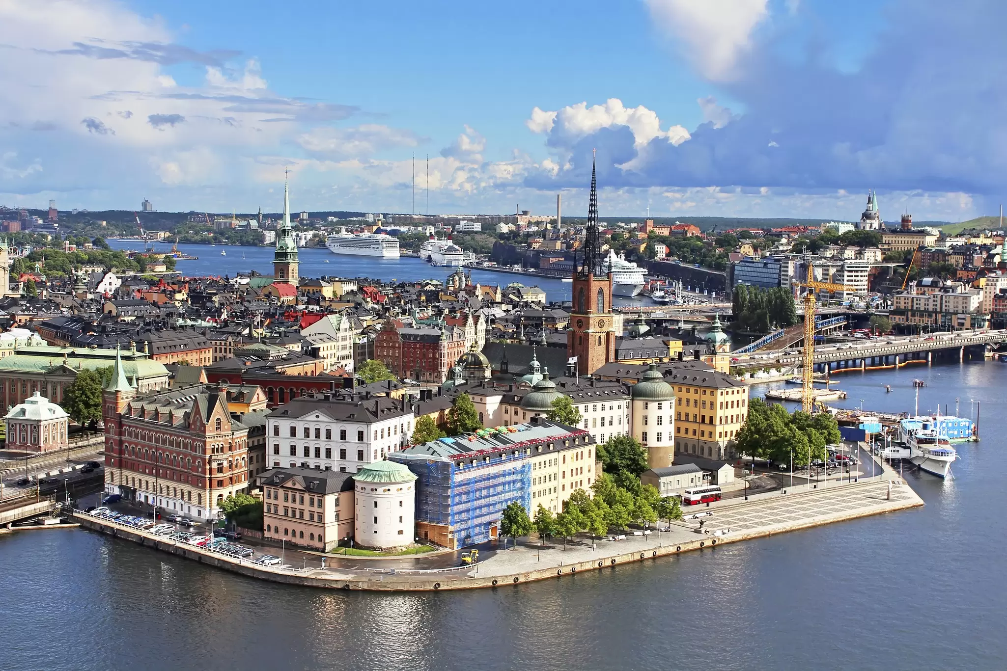 A scenic cityscape of Stockholm, Sweden