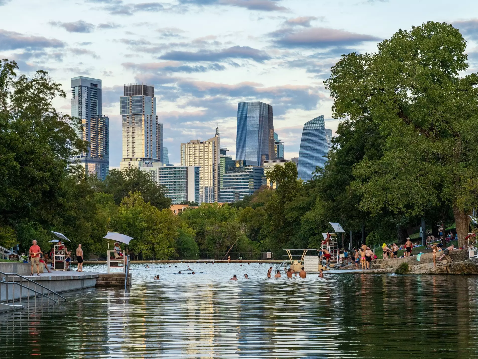 Barton Springs Pool, Austin. Steve Heap/Shutterstock