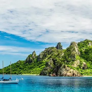 Fiji is comprised of over 330 islands, but only about a third of them are permanently inhabited. bjuerges / Getty Images