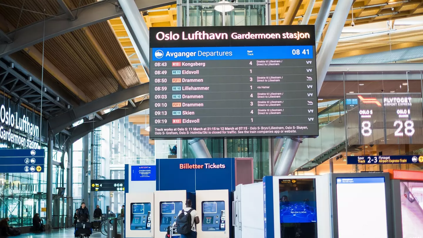 The design of a page of the new Norwegian Passport