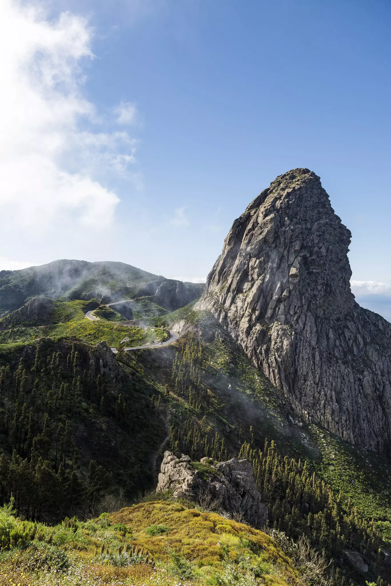 The volcanic plug of Agando, the Jurassic watchtower that the island’s indigenous aboriginals used to climb.