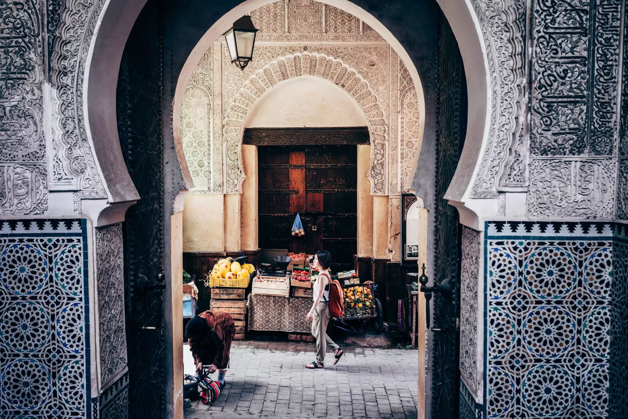 Getting lost in the medina is all part of the Marrakesh experience. Oscar Wong/Getty Images