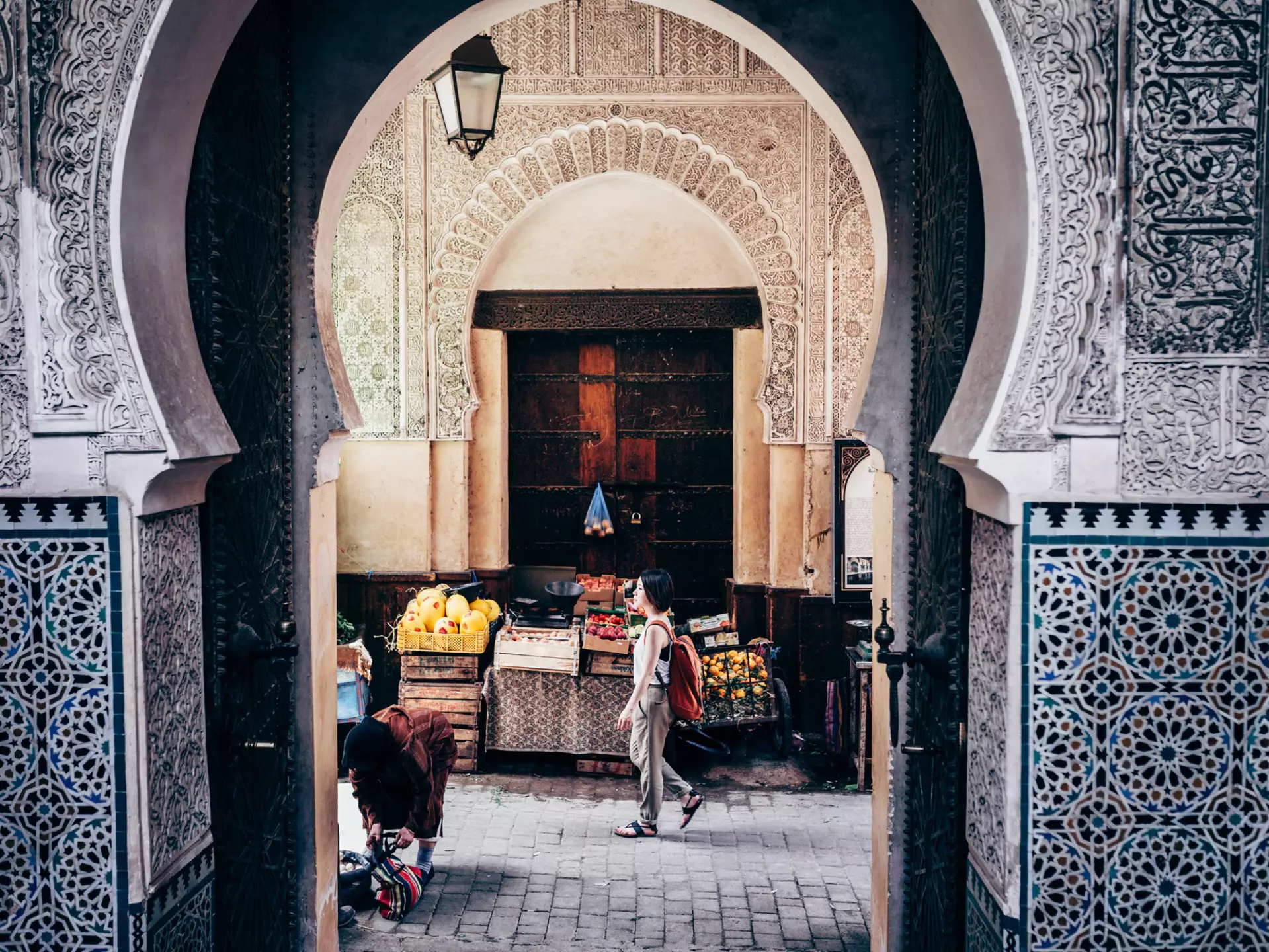 Getting lost in the medina is all part of the Marrakesh experience. Oscar Wong/Getty Images