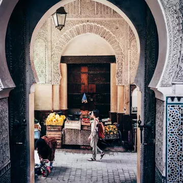 Getting lost in the medina is all part of the Marrakesh experience. Oscar Wong/Getty Images