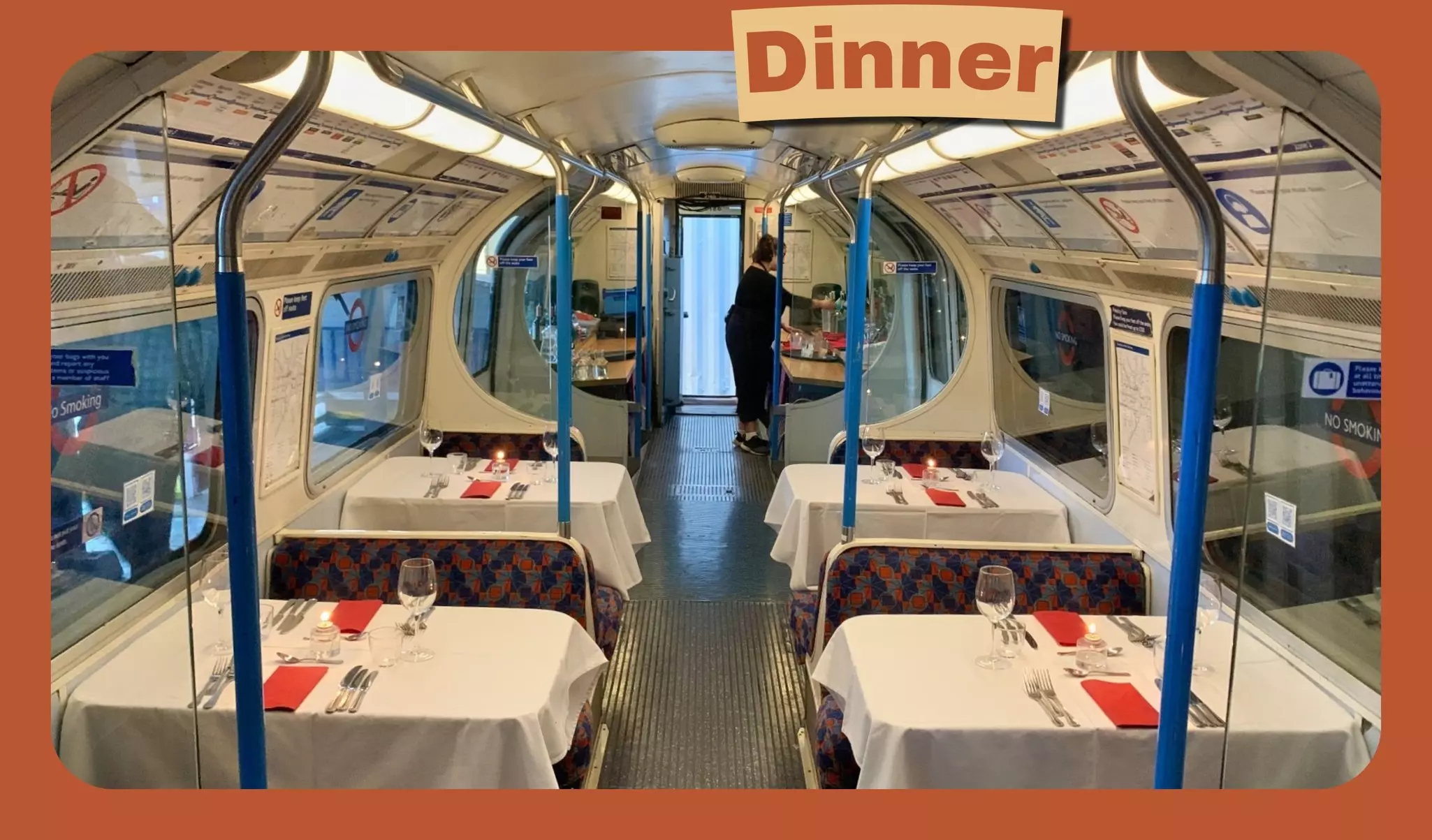 Dinner is served at Supperclub - a Latin American-inspired menu that can be enjoyed aboard a vintage Tube © James Wong