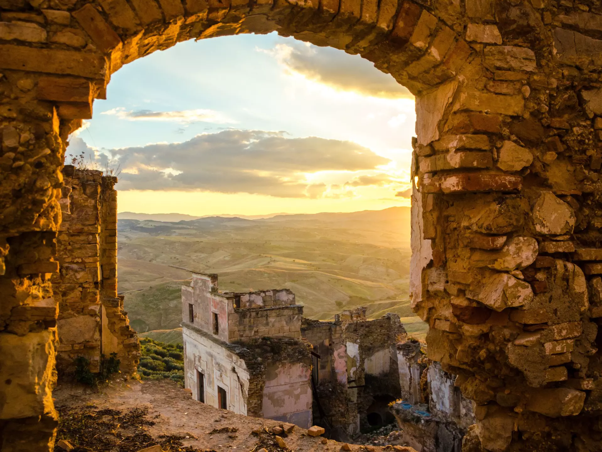 Craco in the Basilicata region of southern Italy. Federica Gentile/Getty Images