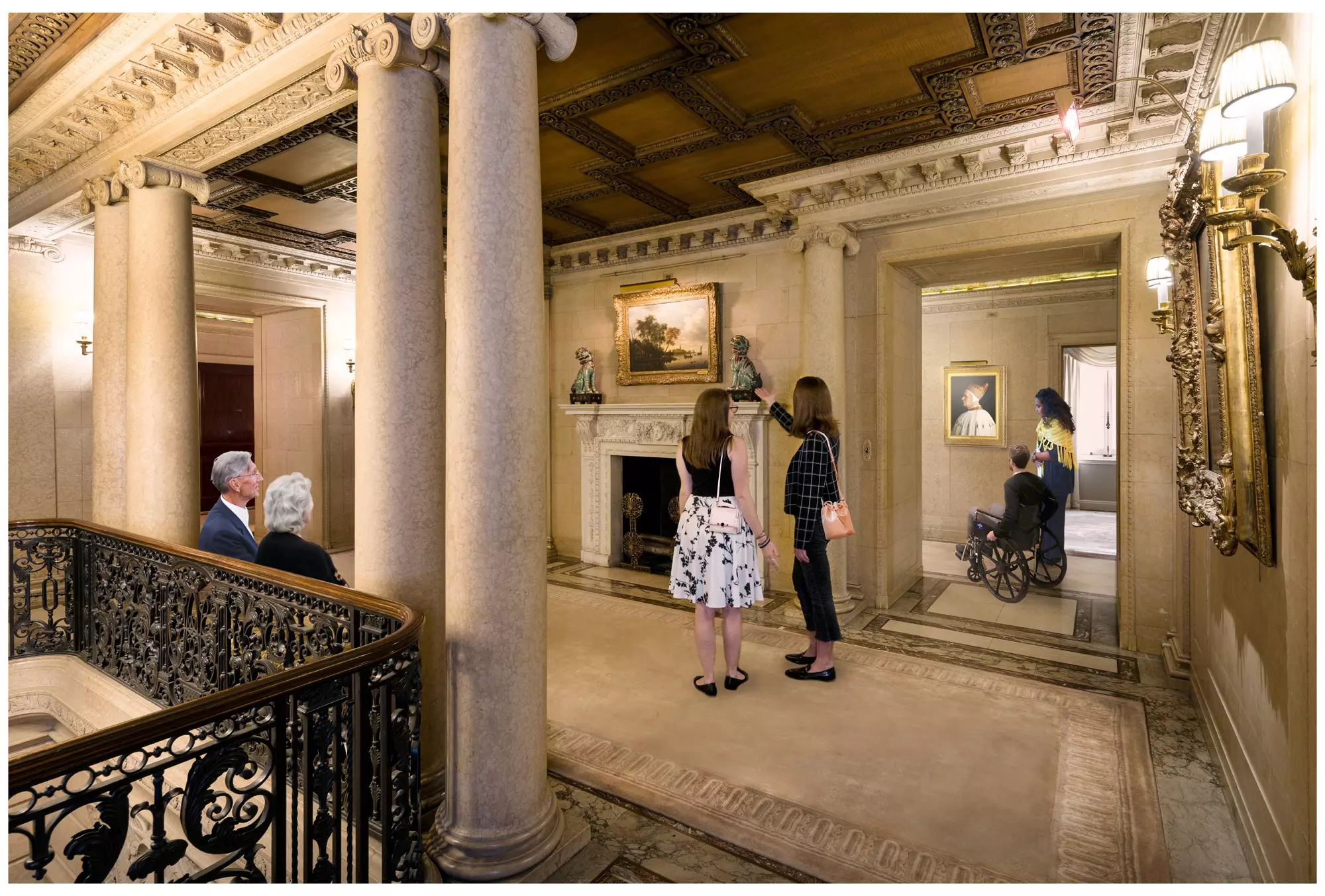 When the Frick Collection reopens in spring 2025, visitors will be able to see the second floor, once the living quarters of Henry Clay Frick and his family, for the first time. Selldorf Architects via the Frick Collection